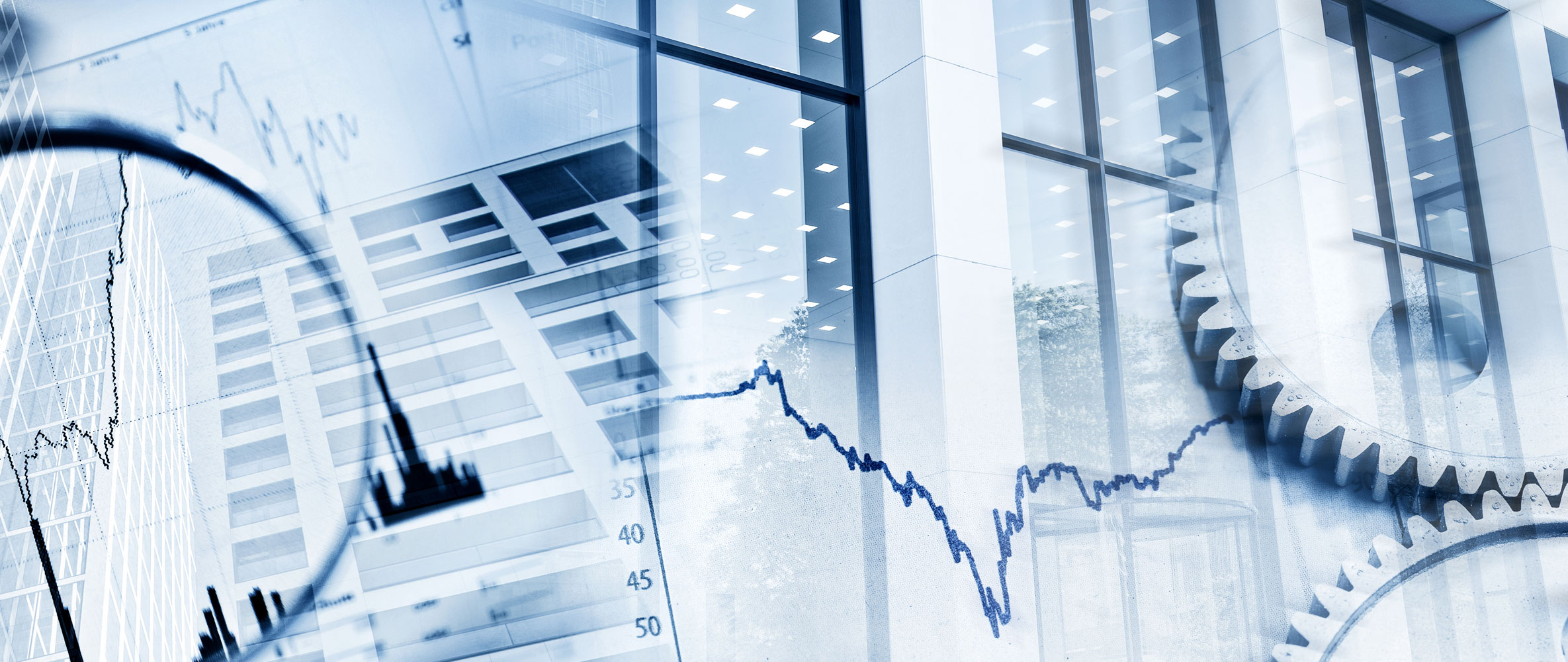 Transparent graphs and gears with large building in background
